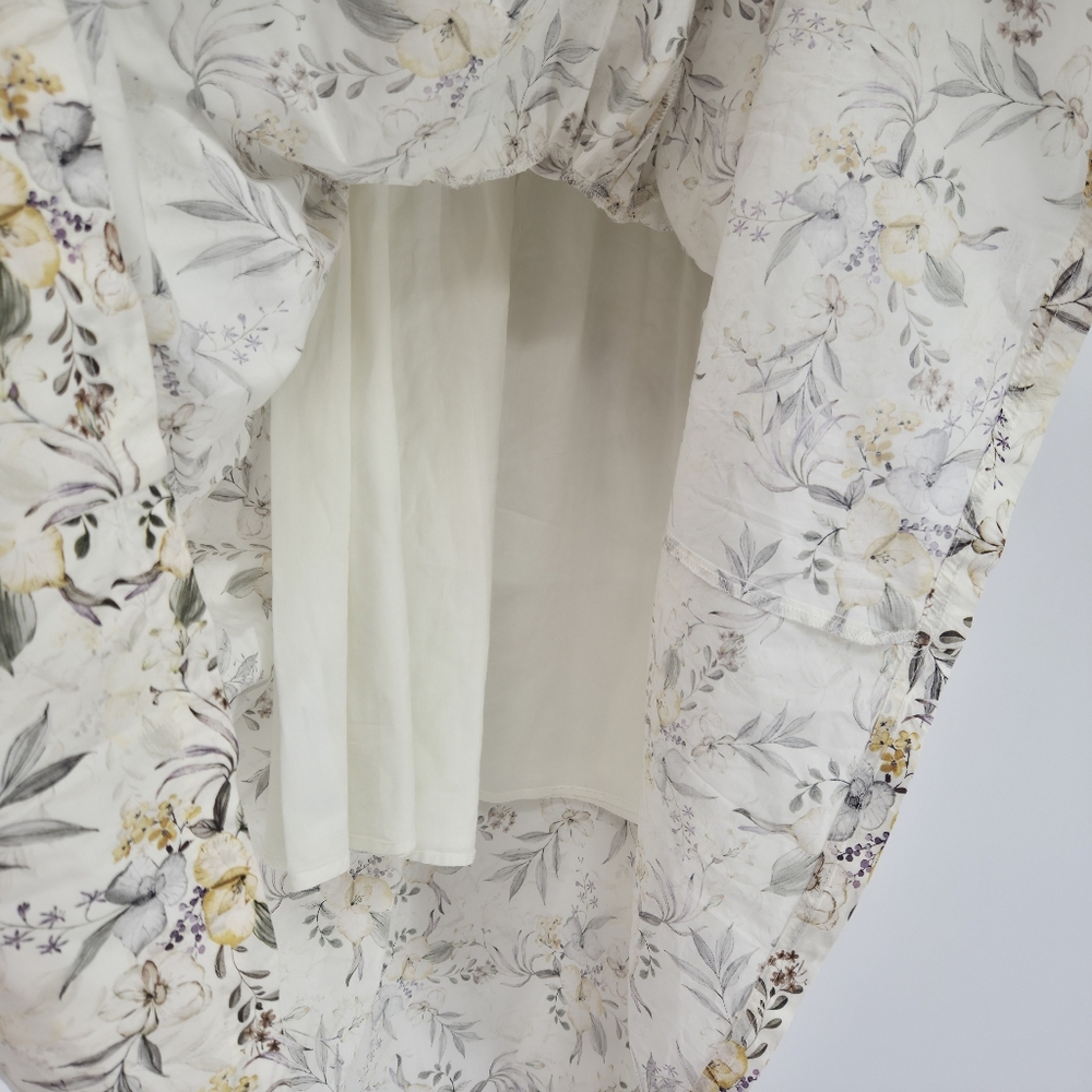 En Saison Mindy Midi Ruffle Sleeve Pull-on Cotton Dress - Picture 9 of 11
